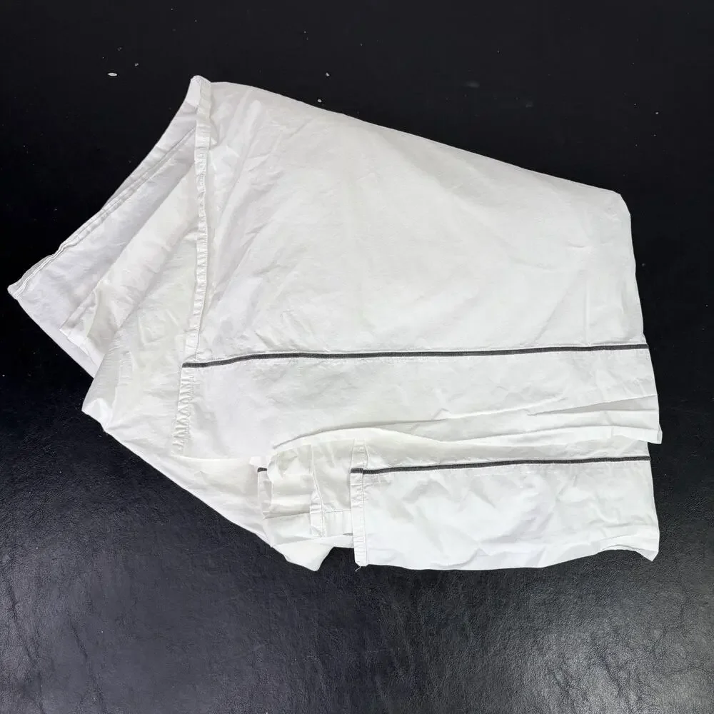 Frette 1860 King Size Flat Sheet 100% Cotton Made In Italy, breathable, luxury
